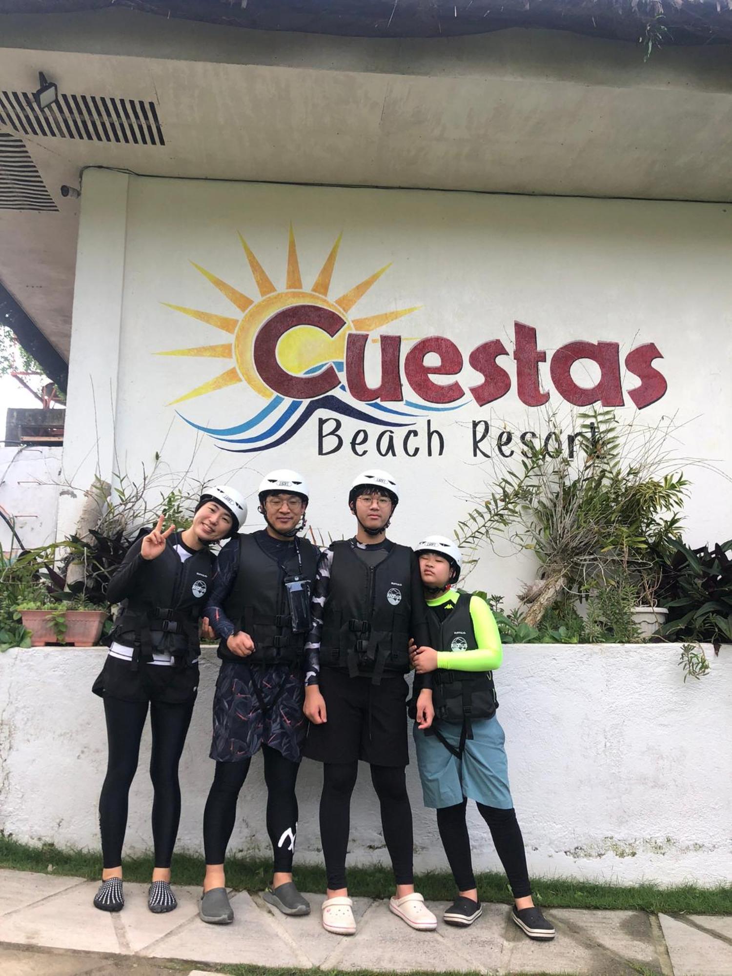 Cuestas Beach Resort And Restaurant Badian Bagian luar foto